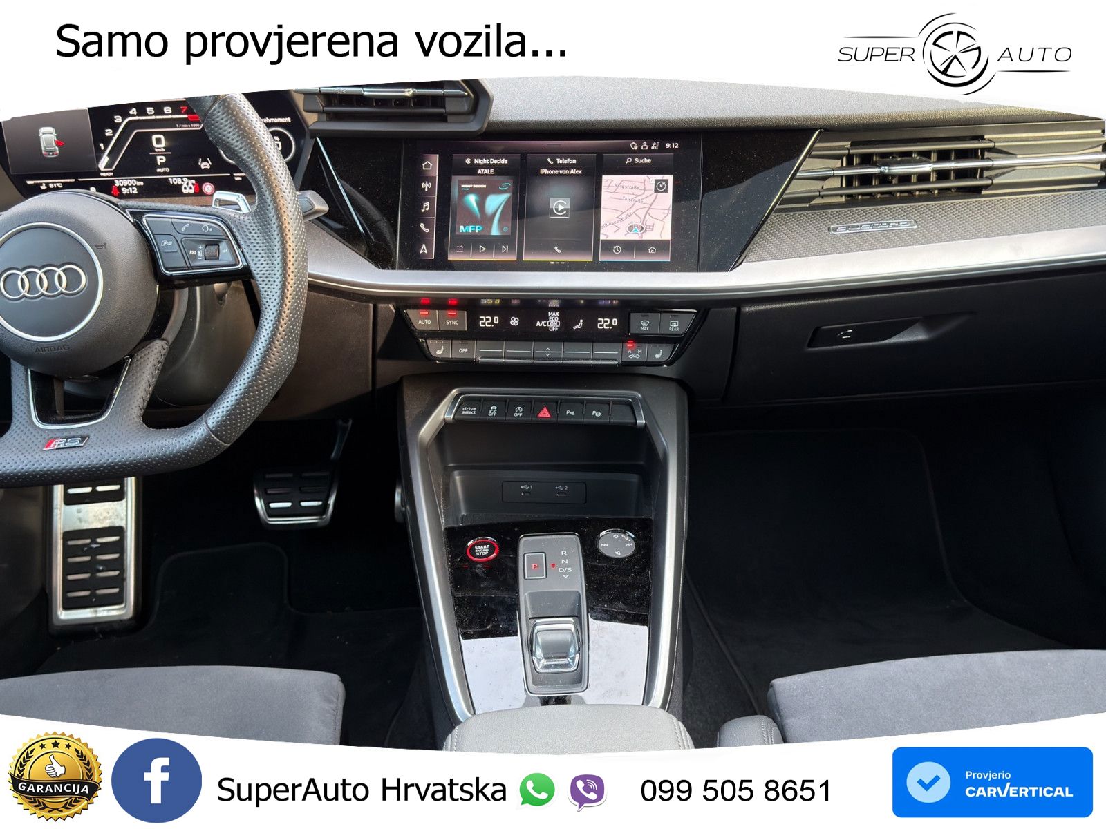 Audi RS3 Sedan 2.5 TFSI (400 KS) quattro S tronic LED+GR SJED+ACC