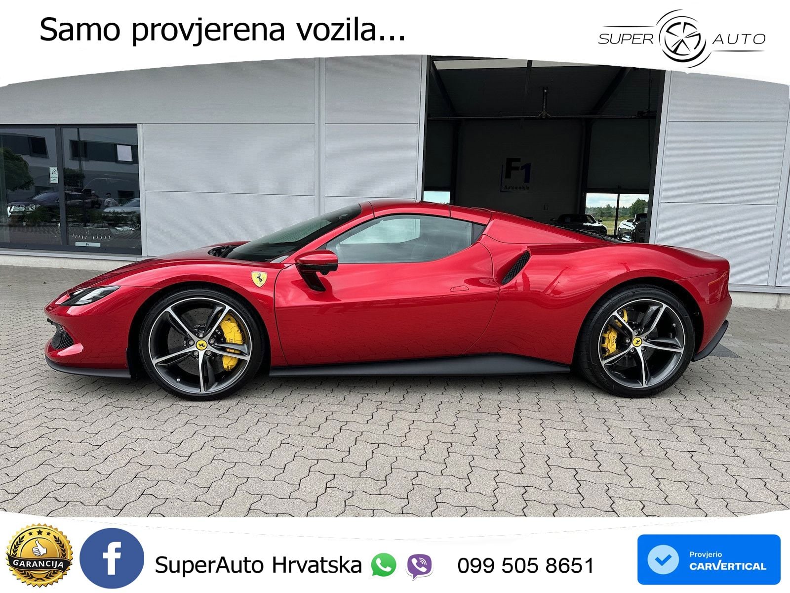 Ferrari 296 GTS 3.0 V6 (830 KS) F1 DCT