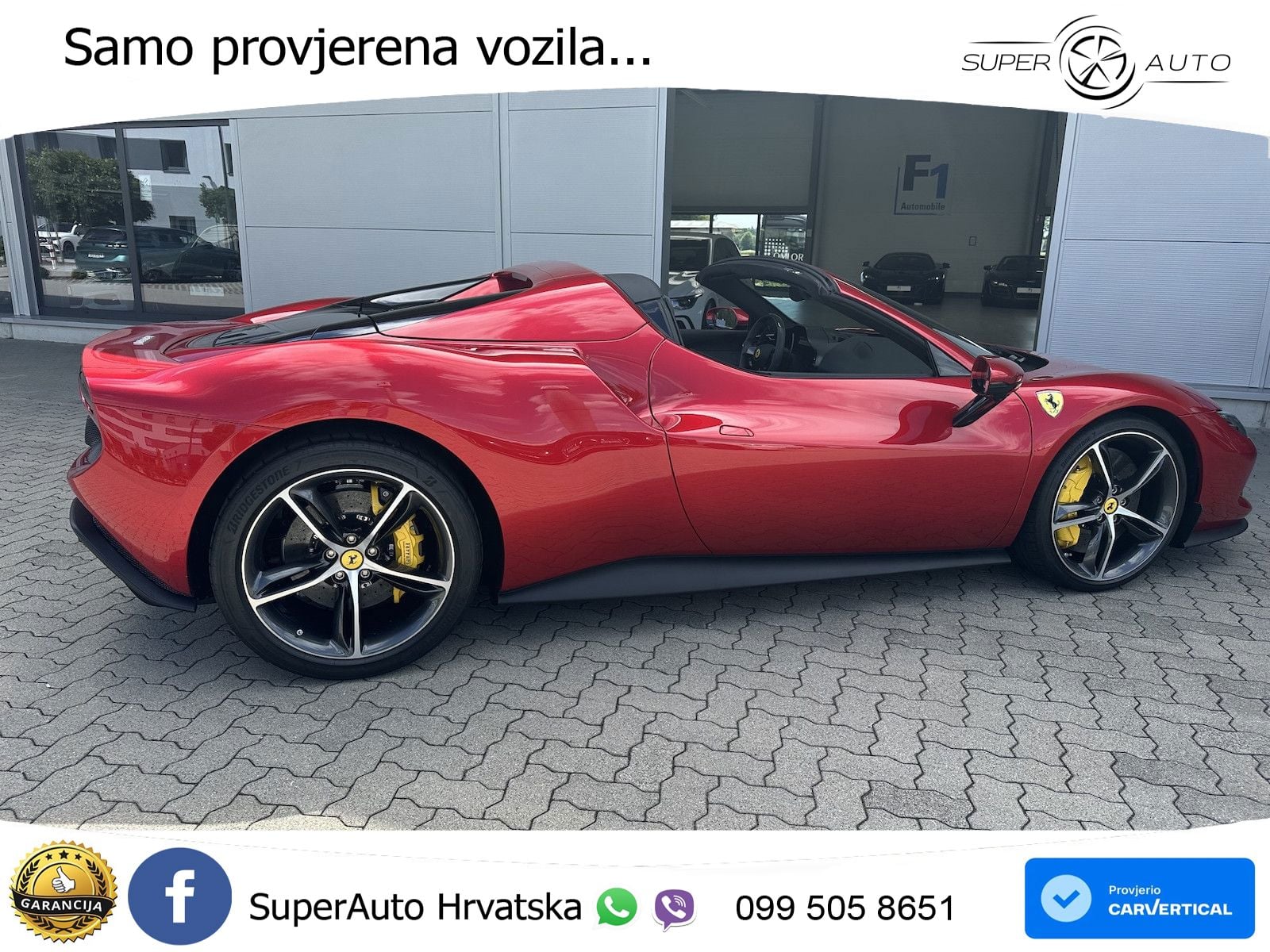 Ferrari 296 GTS 3.0 V6 (830 KS) F1 DCT