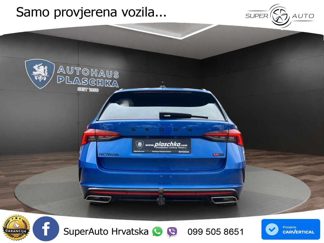 Škoda Octavia Combi RS 2.0 TDI (200 KS) DSG LED+GR SJED+ACC