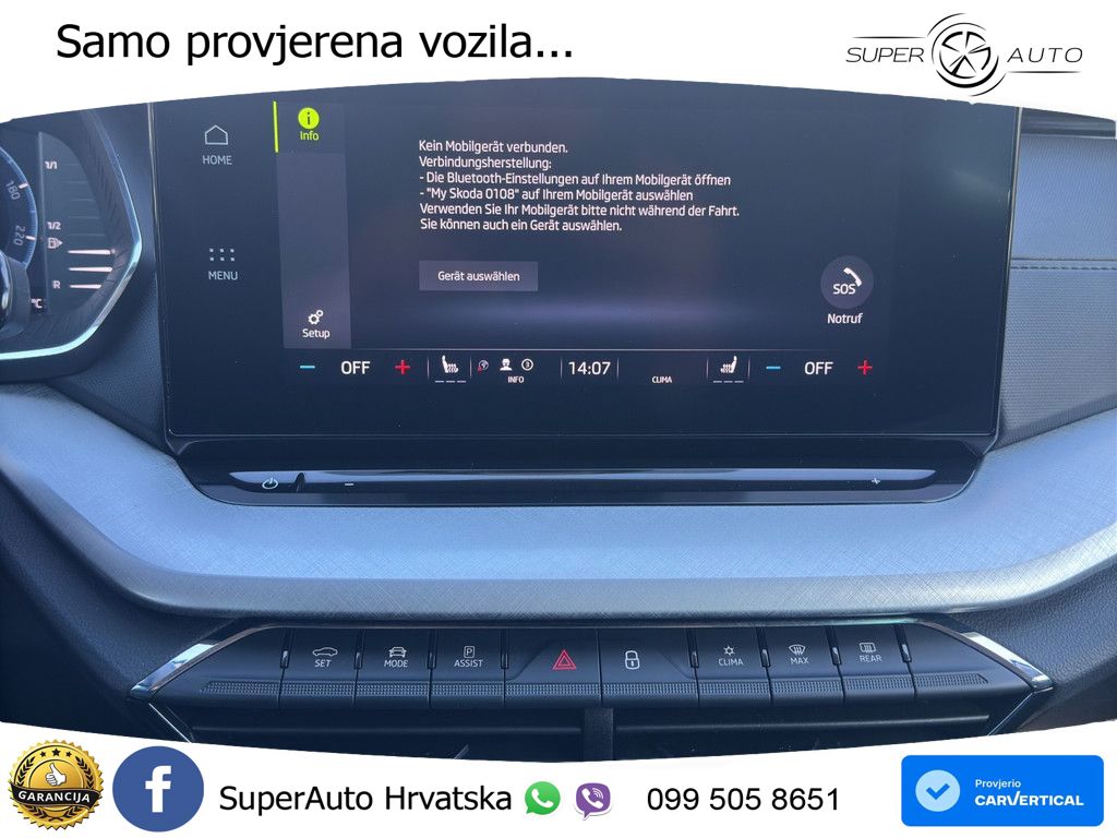 Škoda Octavia Combi 2.0 TDI (150 KS) DSG LED+GR SJED+ACC