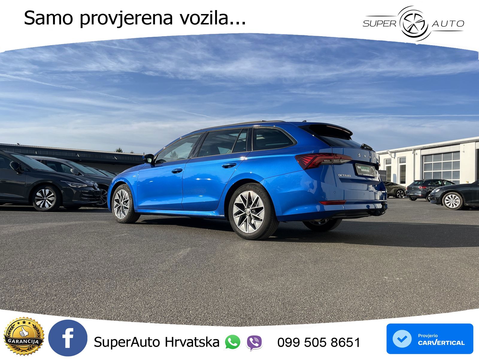 Škoda Octavia Combi 2.0 TDI (150 KS) DSG LED+GR SJED+ACC