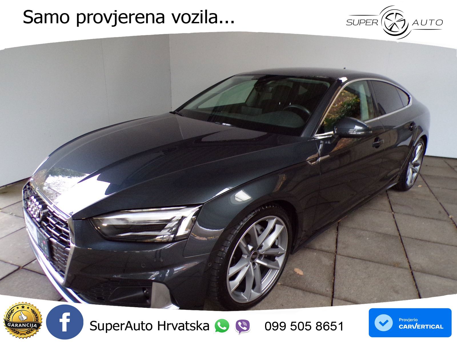 Audi A5 Sportback  40 TFSI (204 KS) quattro S tronic advanced LED+GR SJED+ACC