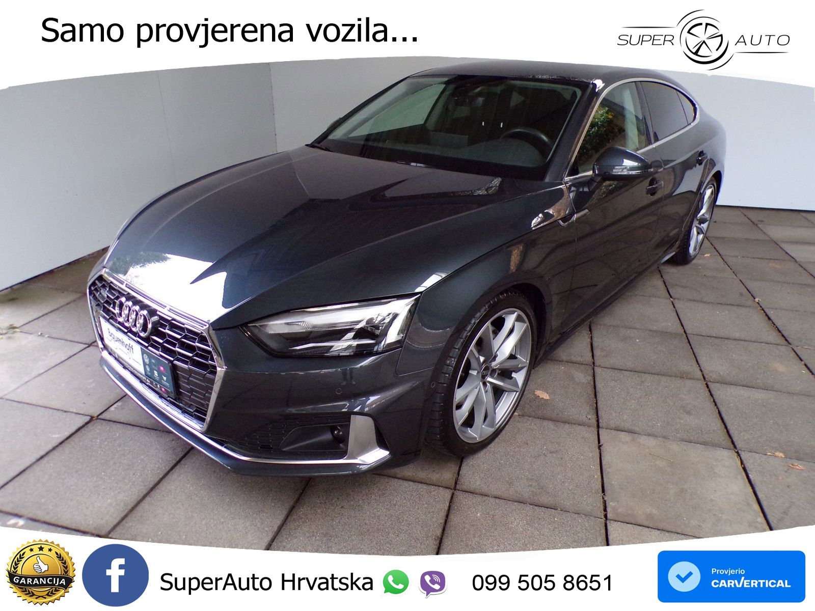 Audi A5 Sportback  40 TFSI (204 KS) quattro S tronic advanced LED+GR SJED+ACC