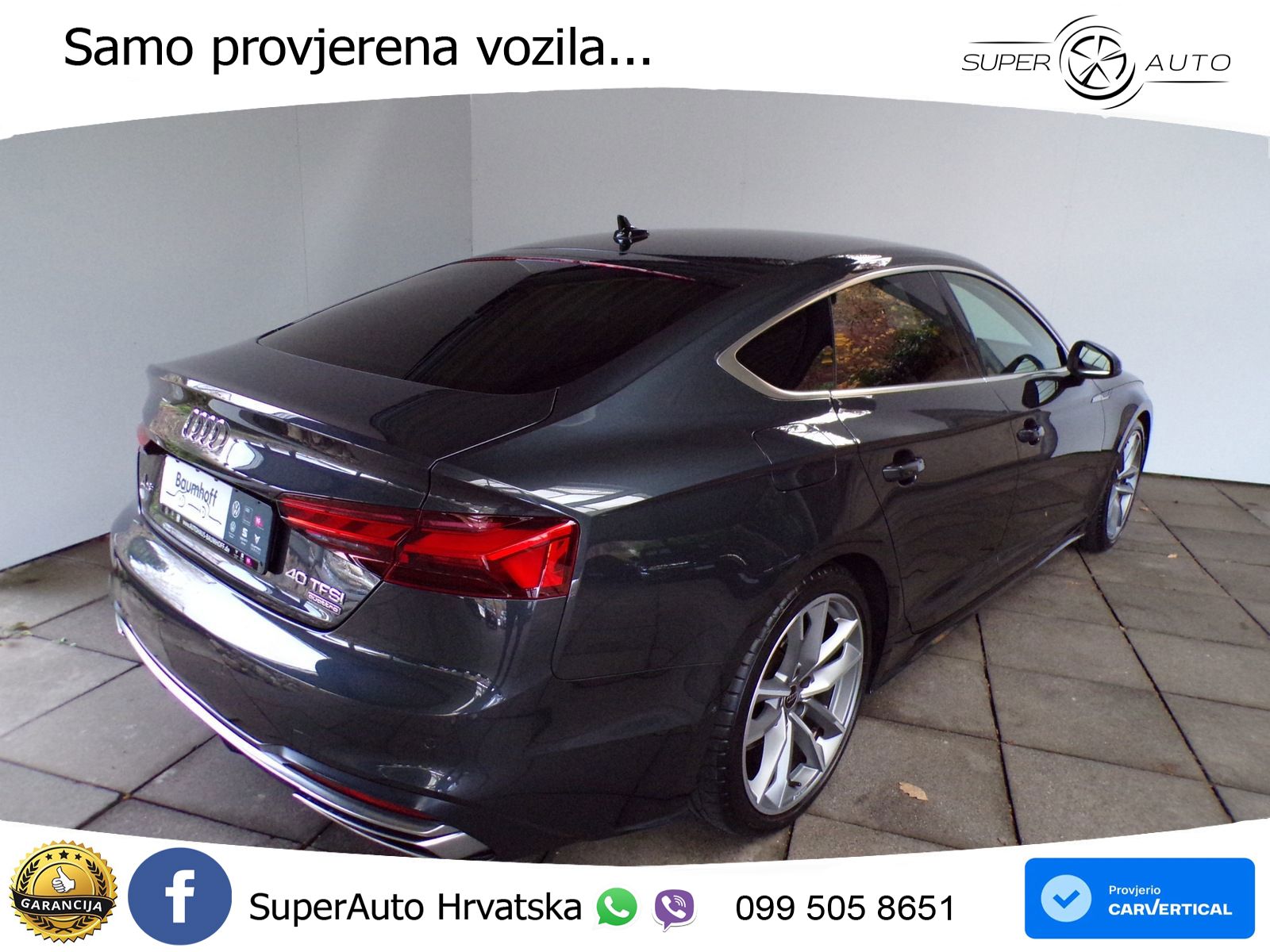 Audi A5 Sportback  40 TFSI (204 KS) quattro S tronic advanced LED+GR SJED+ACC