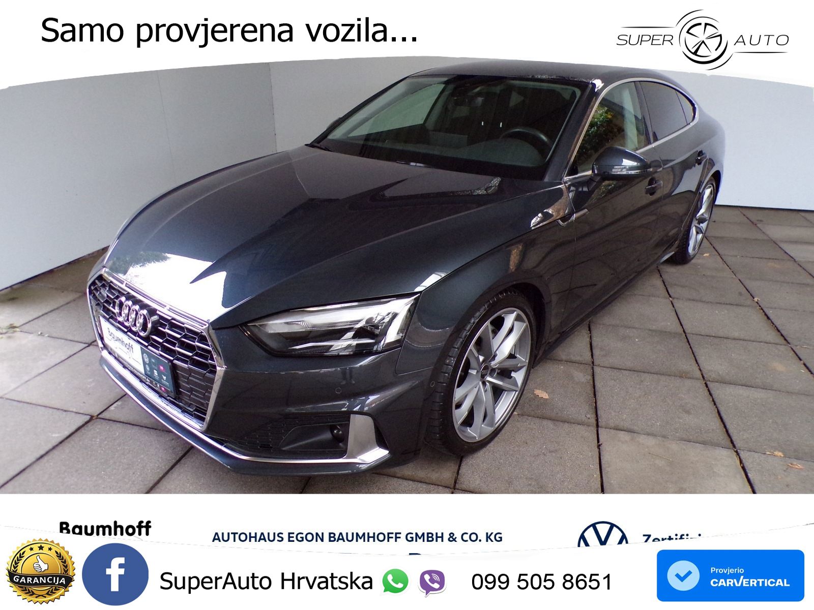 Audi A5 Sportback  40 TFSI (204 KS) quattro S tronic advanced LED+GR SJED+ACC