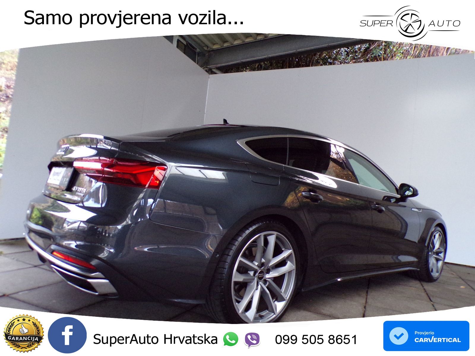 Audi A5 Sportback  40 TFSI (204 KS) quattro S tronic advanced LED+GR SJED+ACC