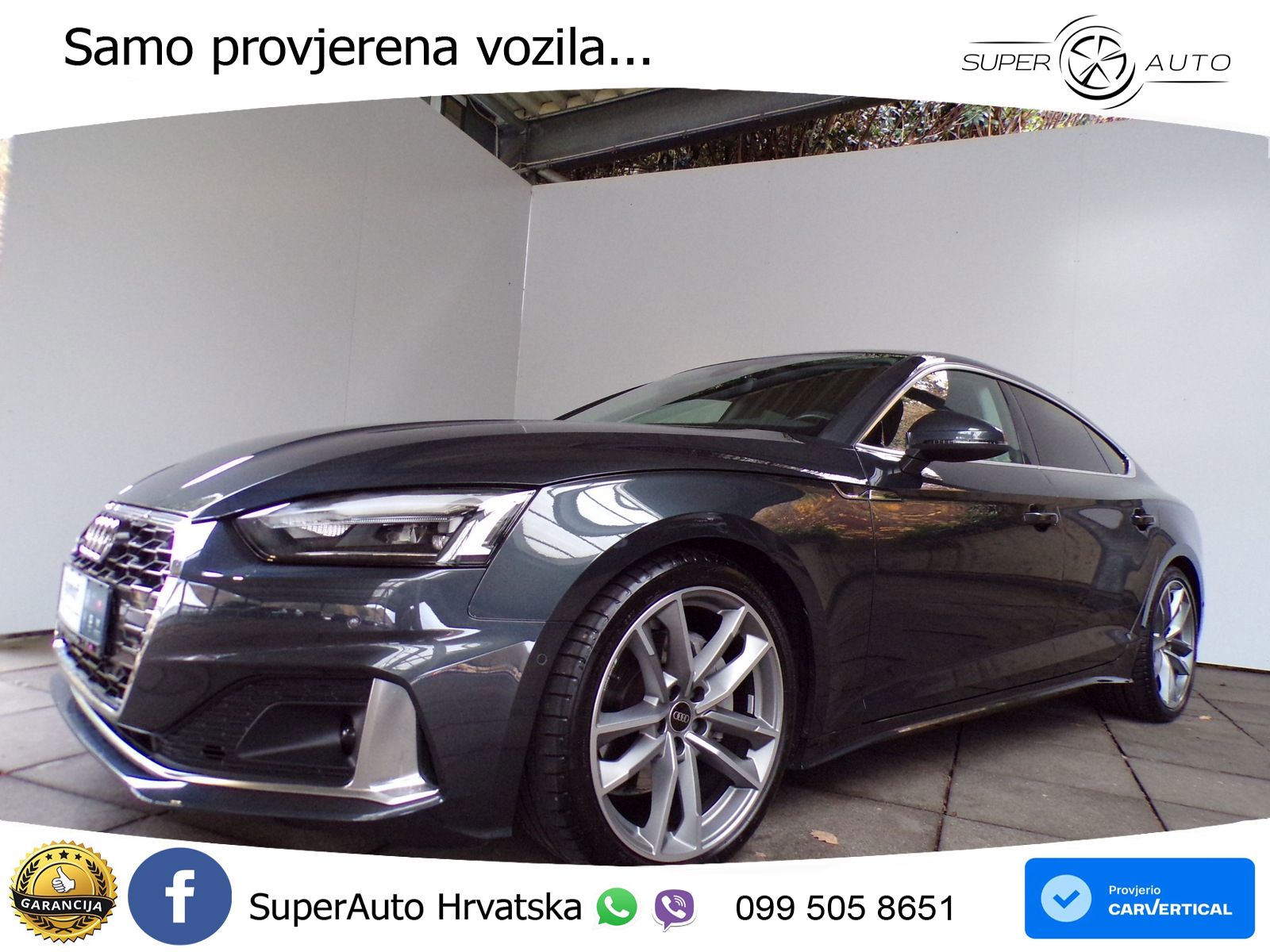 Audi A5 Sportback  40 TFSI (204 KS) quattro S tronic advanced LED+GR SJED+ACC