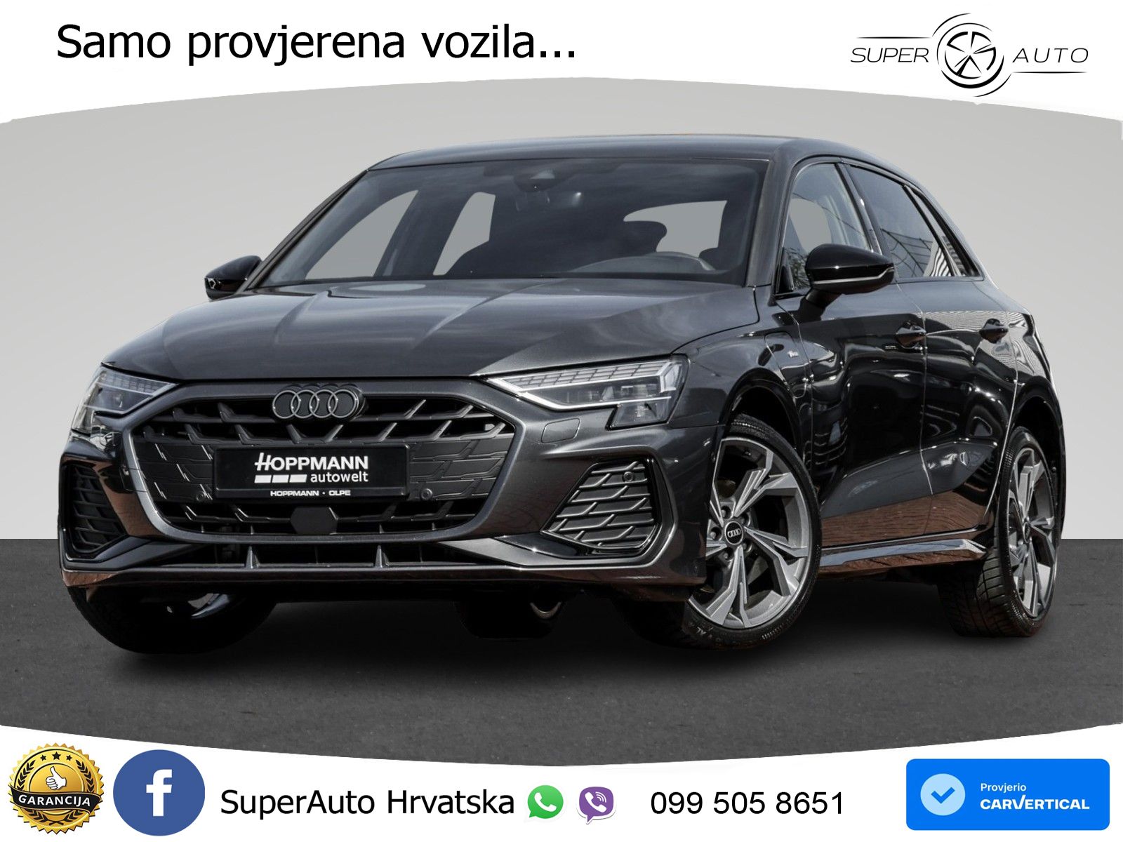 Audi A3 Sportback 40 TFSI e (204 KS) Plug-in Hybrid S tronic S line LED+GR SJED+ACC