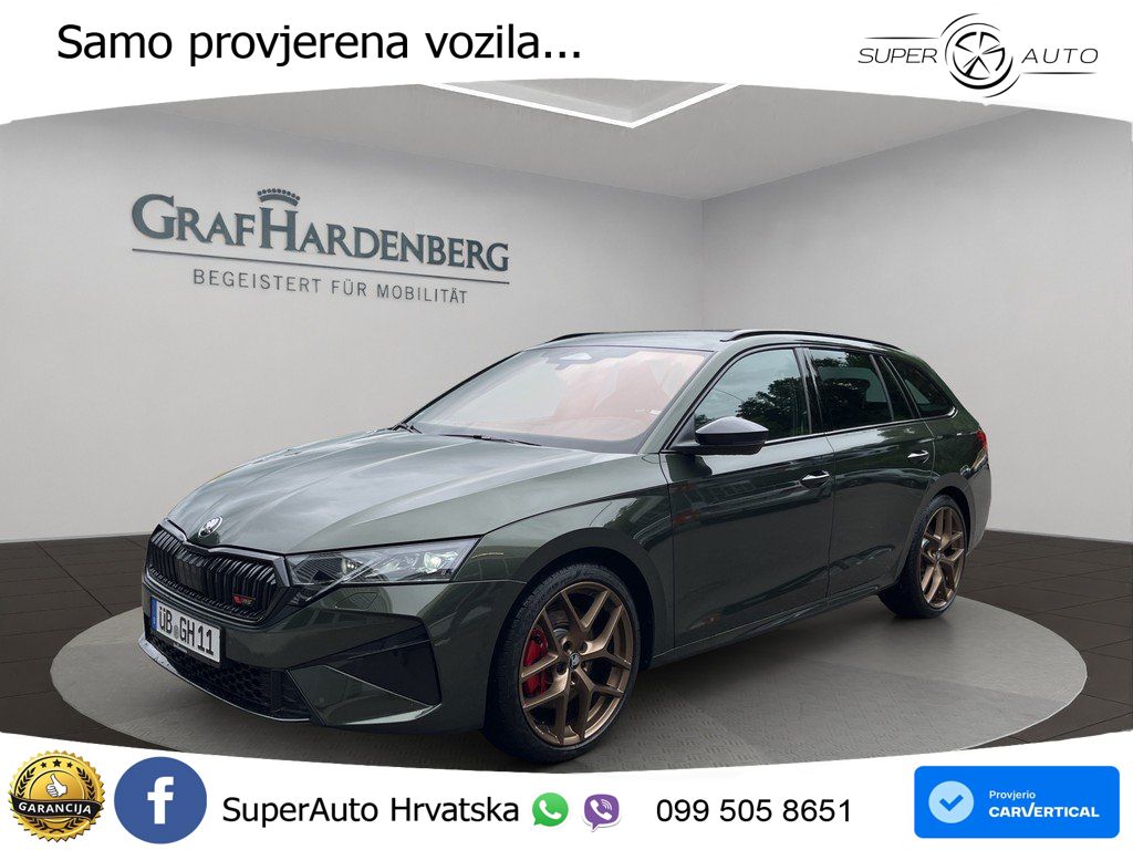 Škoda Octavia Combi RS 2.0 TSI (265 KS) DSG MATRIX+GR SJED+KAM