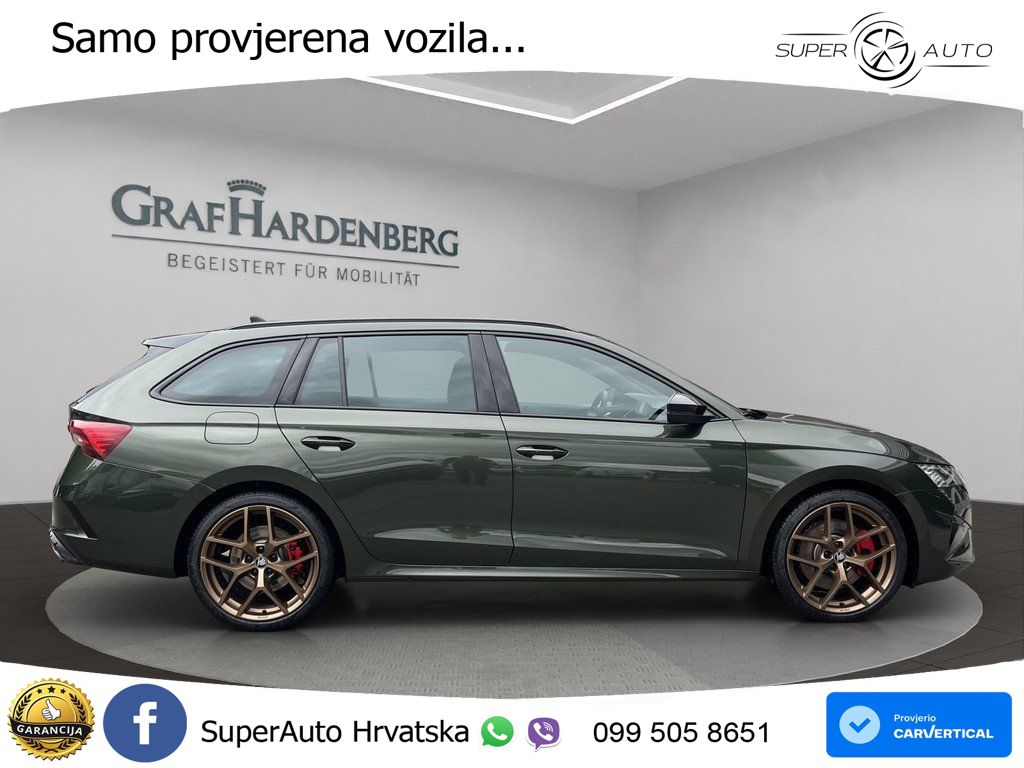 Škoda Octavia Combi RS 2.0 TSI (265 KS) DSG MATRIX+GR SJED+KAM