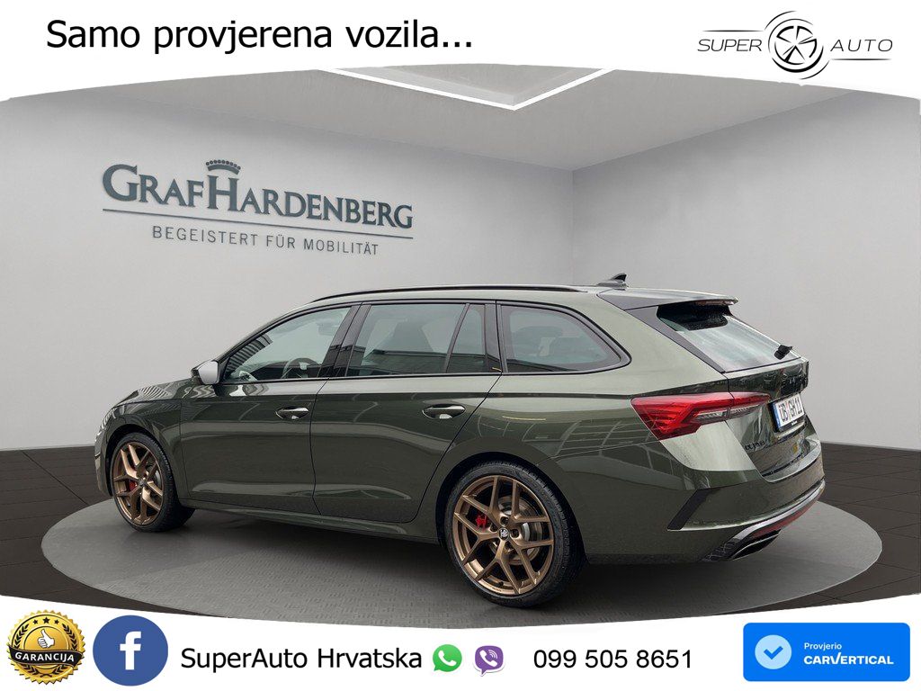 Škoda Octavia Combi RS 2.0 TSI (265 KS) DSG MATRIX+GR SJED+KAM