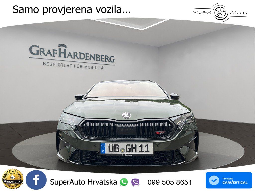 Škoda Octavia Combi RS 2.0 TSI (265 KS) DSG MATRIX+GR SJED+KAM