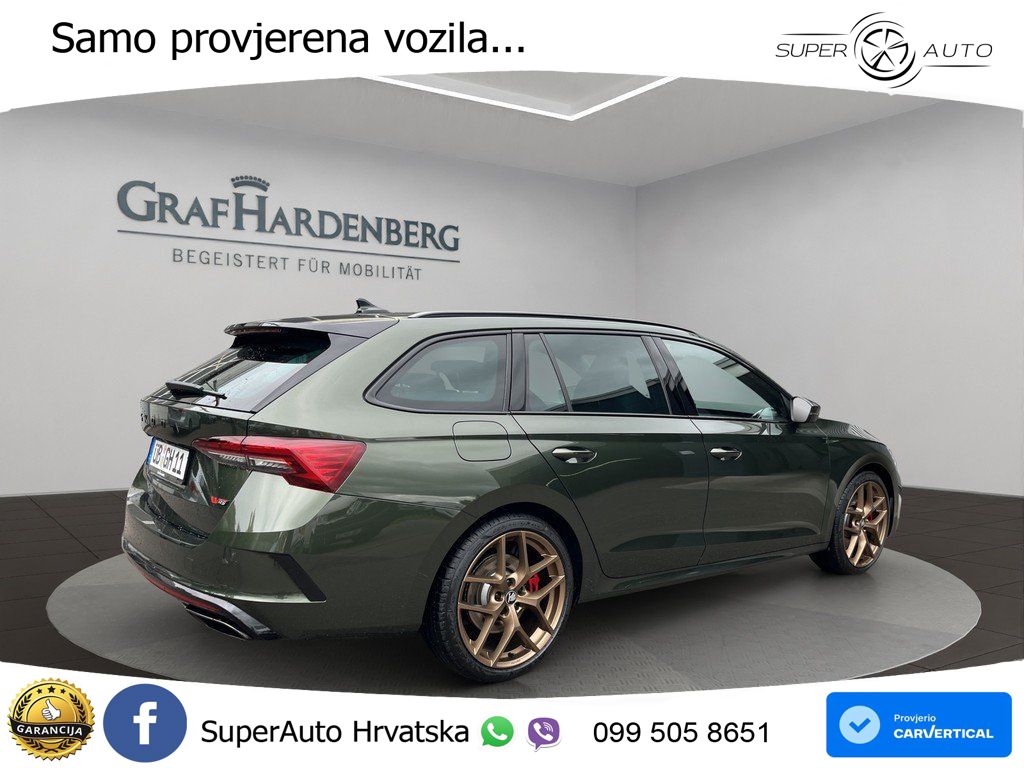 Škoda Octavia Combi RS 2.0 TSI (265 KS) DSG MATRIX+GR SJED+KAM