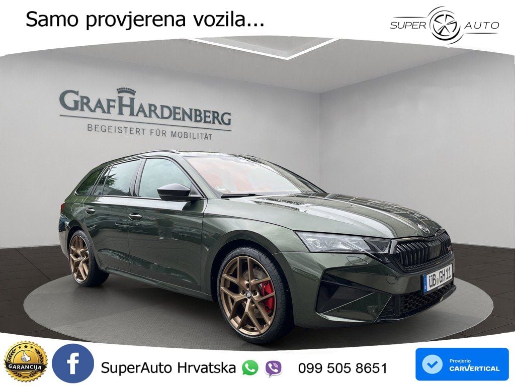 Škoda Octavia Combi RS 2.0 TSI (265 KS) DSG MATRIX+GR SJED+KAM