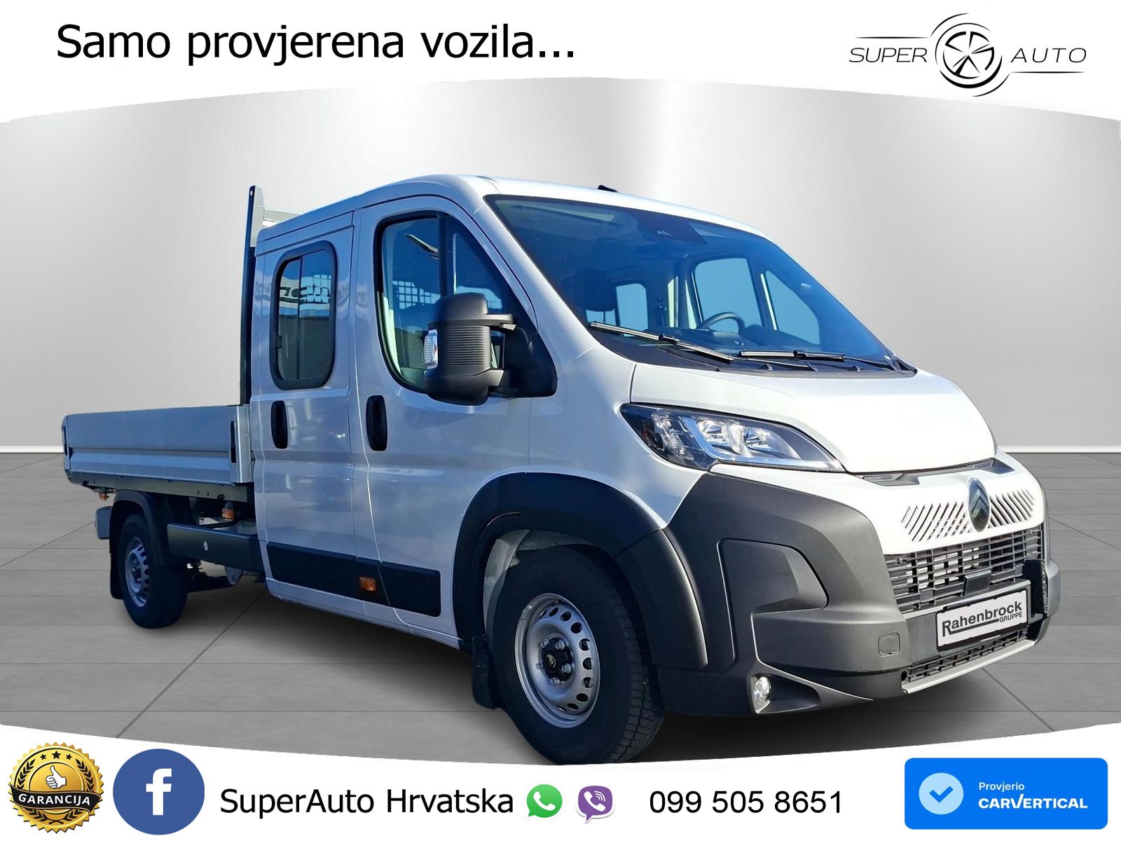 Citroën Jumper L3 Pritsche Doka 2.2 Diesel 3.5T Heavy 140 KS