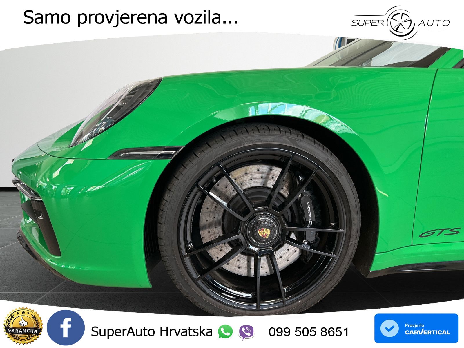 Porsche 911 Carrera 4 GTS Cabriolet 3.0 (480 KS) PDK ZRAČNI+ACC+GR SJED+KAM