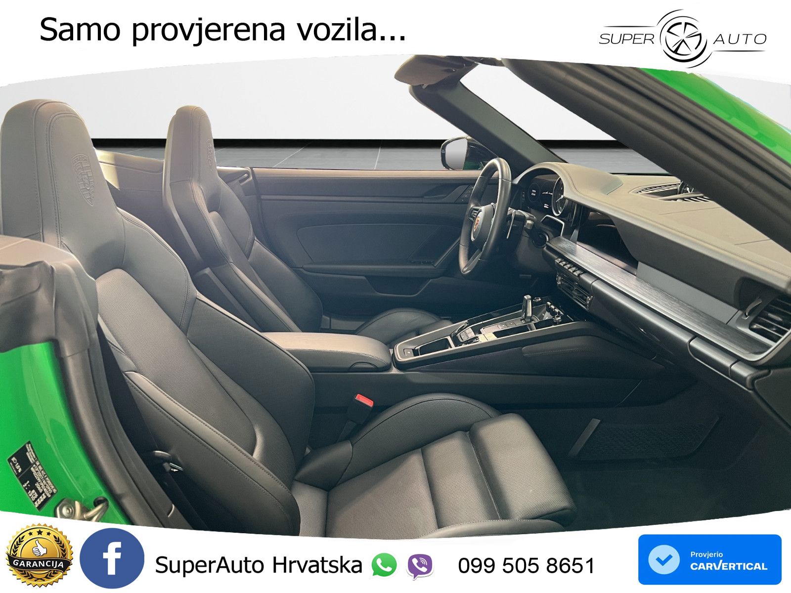 Porsche 911 Carrera 4 GTS Cabriolet 3.0 (480 KS) PDK ZRAČNI+ACC+GR SJED+KAM