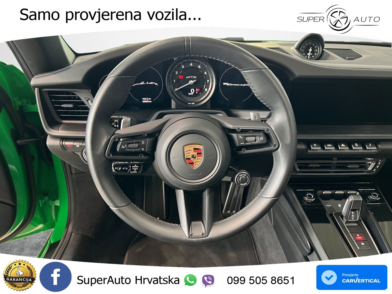 Porsche 911 Carrera 4 GTS Cabriolet 3.0 (480 KS) PDK ZRAČNI+ACC+GR SJED+KAM