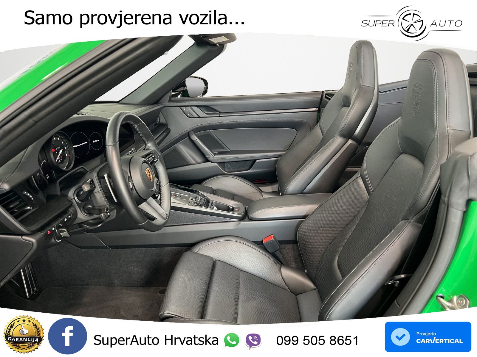 Porsche 911 Carrera 4 GTS Cabriolet 3.0 (480 KS) PDK ZRAČNI+ACC+GR SJED+KAM