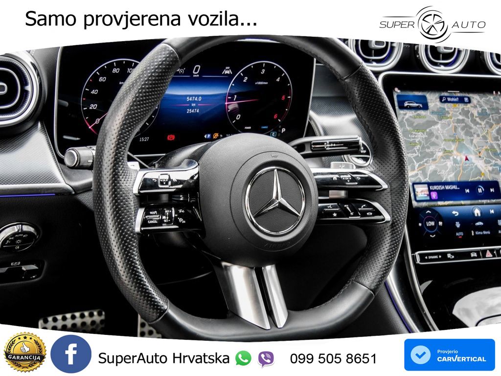 Mercedes GLC 450d (367 KS) 4MATIC 9G-TRONIC AMG ZRAČNI+ACC+GR SJED+KAM+PANO