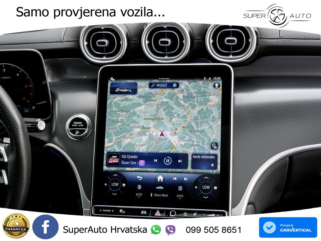 Mercedes GLC 450d (367 KS) 4MATIC 9G-TRONIC AMG ZRAČNI+ACC+GR SJED+KAM+PANO