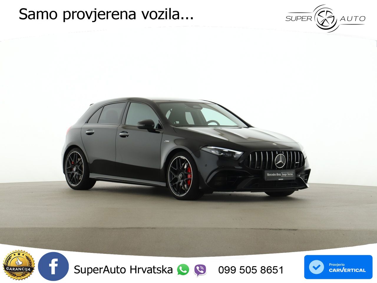 Mercedes-Benz AMG A 45 S 4MATIC+ AMG SPEEDSHIFT DCT 8G LED+GR SJED+ACC