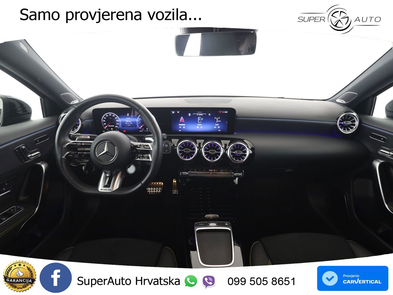 Mercedes-Benz AMG A 45 S 4MATIC+ AMG SPEEDSHIFT DCT 8G LED+GR SJED+ACC