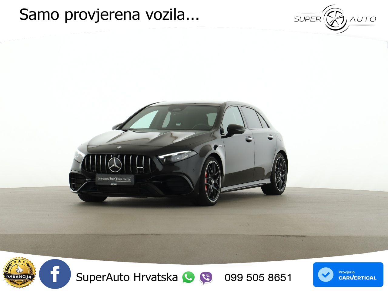 Mercedes-Benz AMG A 45 S 4MATIC+ AMG SPEEDSHIFT DCT 8G LED+GR SJED+ACC