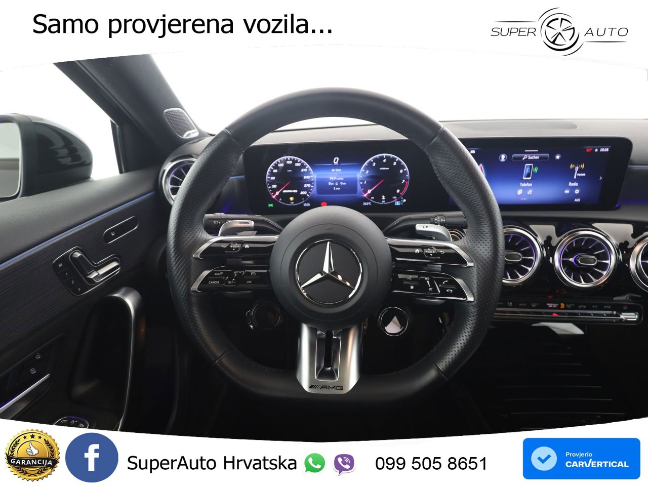 Mercedes-Benz AMG A 45 S 4MATIC+ AMG SPEEDSHIFT DCT 8G LED+GR SJED+ACC
