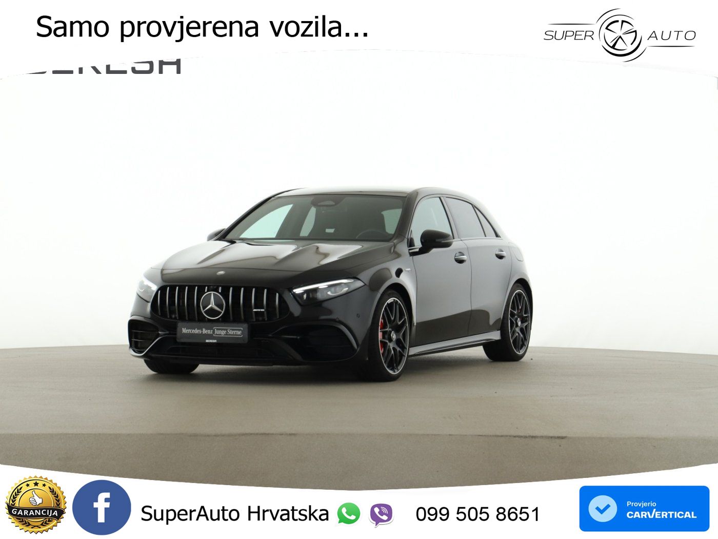 Mercedes-Benz AMG A 45 S 4MATIC+ AMG SPEEDSHIFT DCT 8G LED+GR SJED+ACC