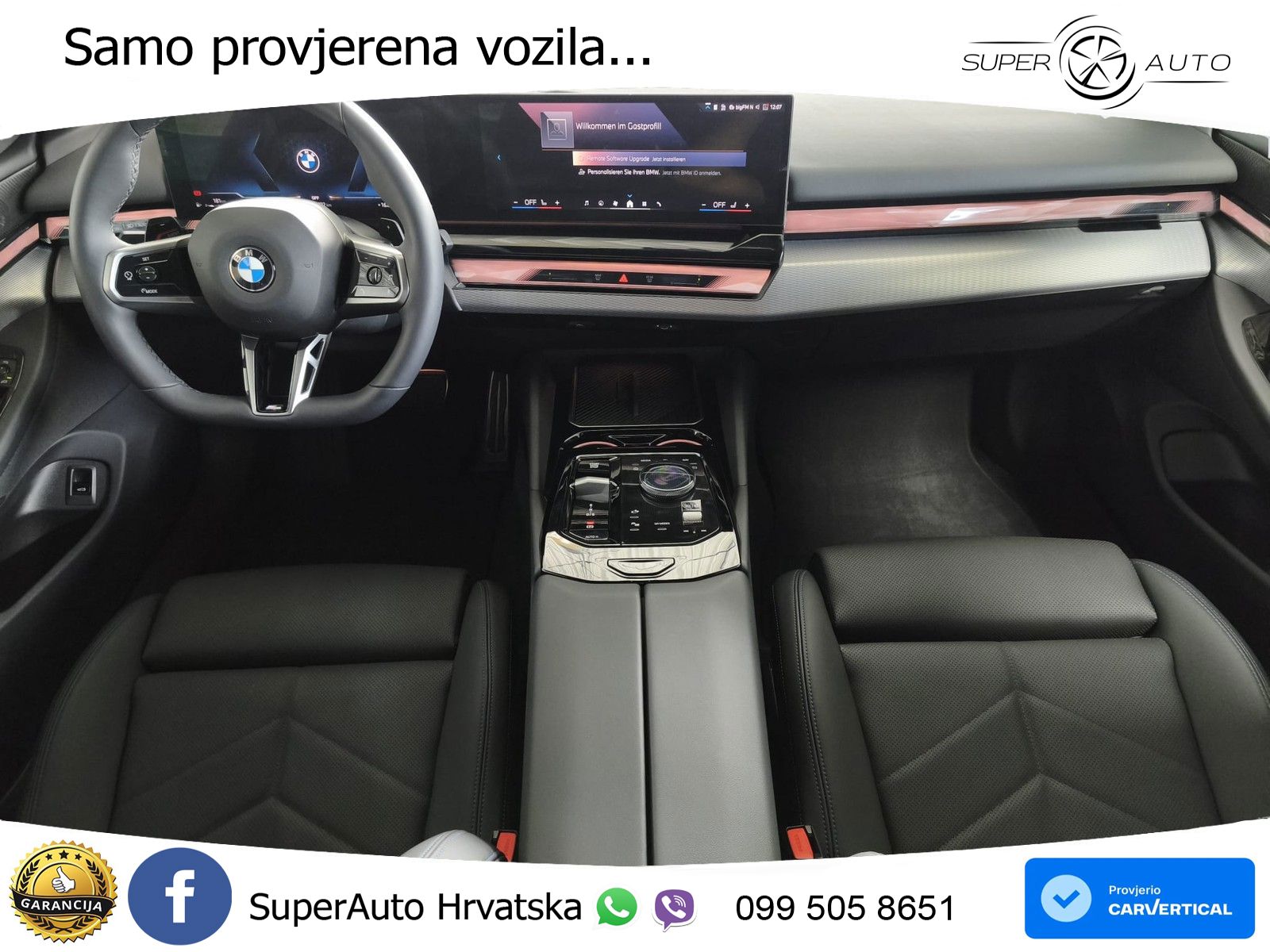 BMW 520i Touring (208 KS) Steptronic M Sport LED+GR SJED+ACC