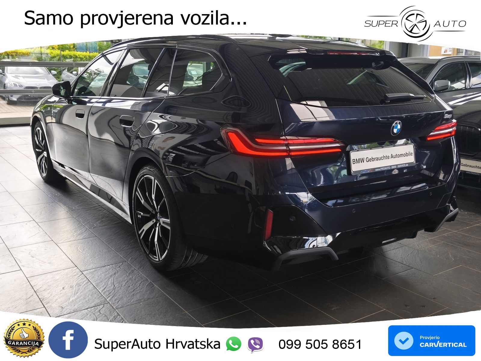 BMW 520i Touring (208 KS) Steptronic M Sport LED+GR SJED+ACC