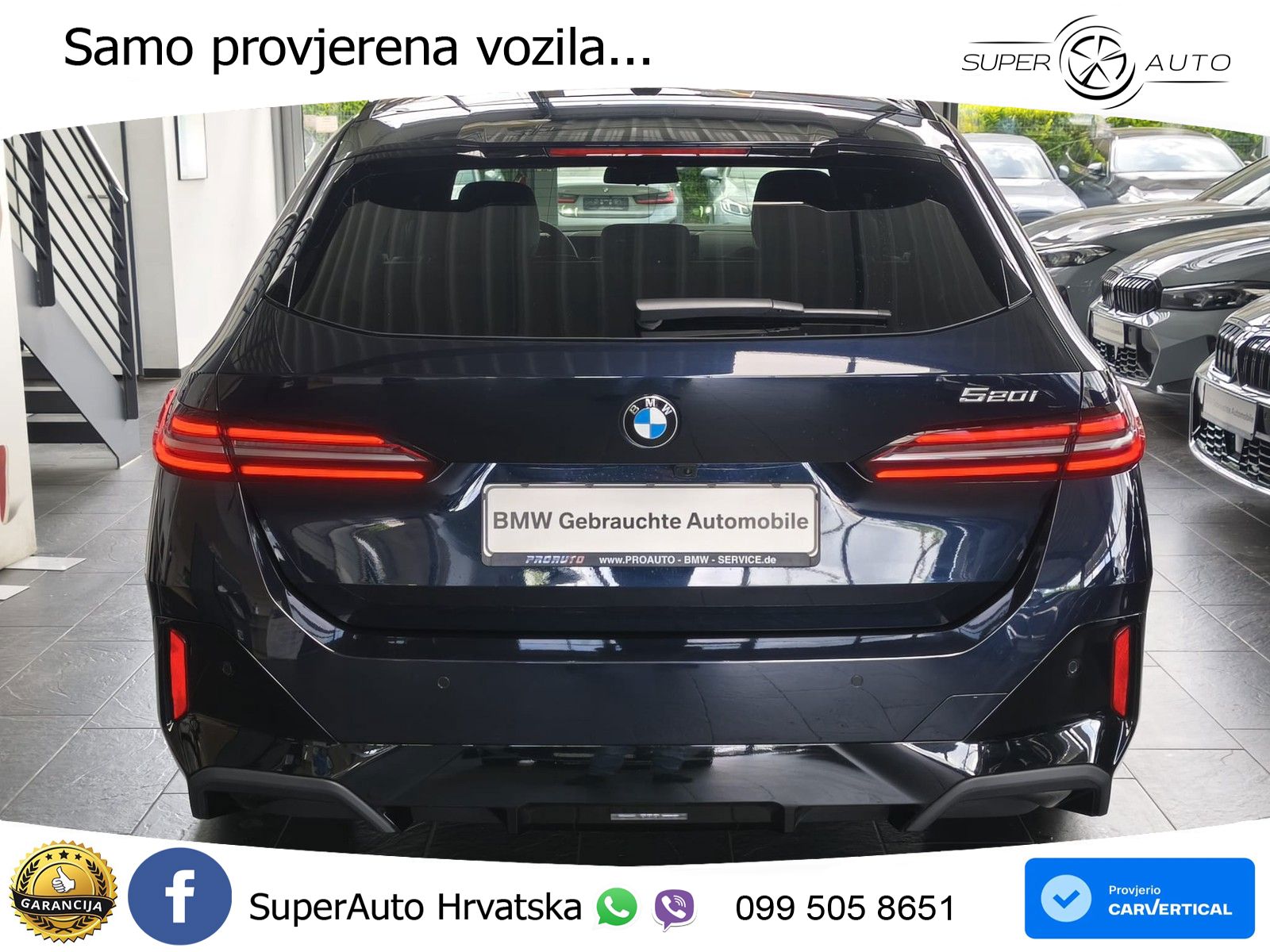 BMW 520i Touring (208 KS) Steptronic M Sport LED+GR SJED+ACC