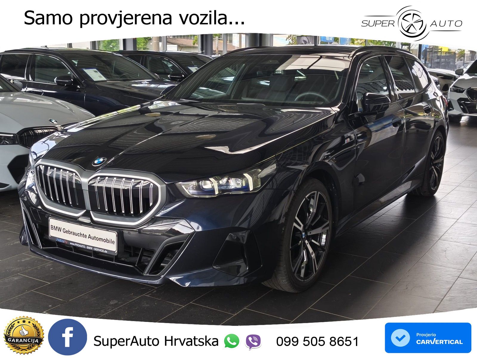 BMW 520i Touring (208 KS) Steptronic M Sport LED+GR SJED+ACC