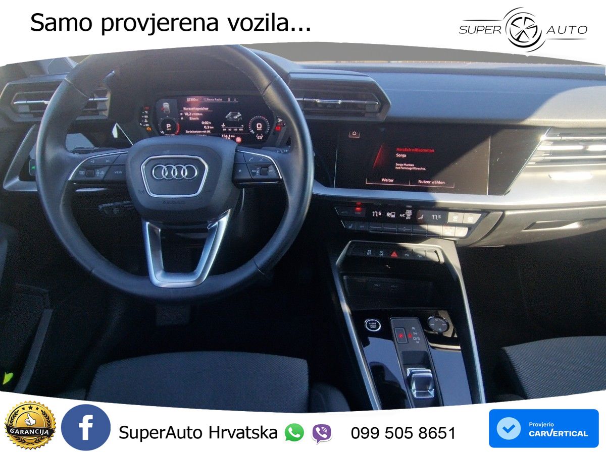 Audi A3 35 TDI (150 KS) S tronic LED+GR SJED+ACC