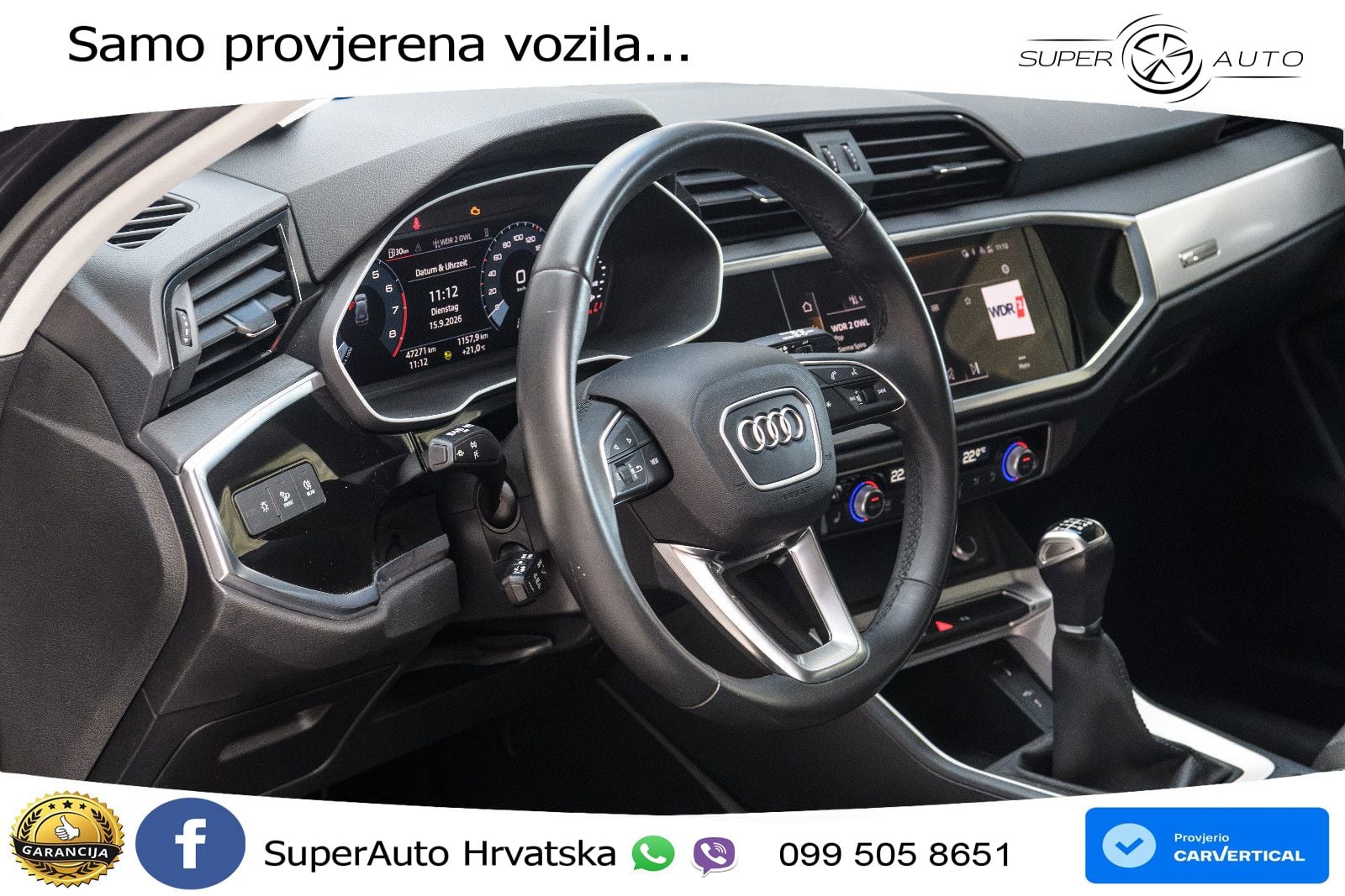 Audi Q3 35 TFSI (150 KS) advanced LED+GR SJED+ACC