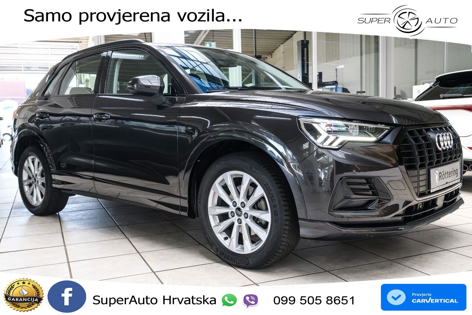 Audi Q3 35 TFSI (150 KS) advanced LED+GR SJED+ACC
