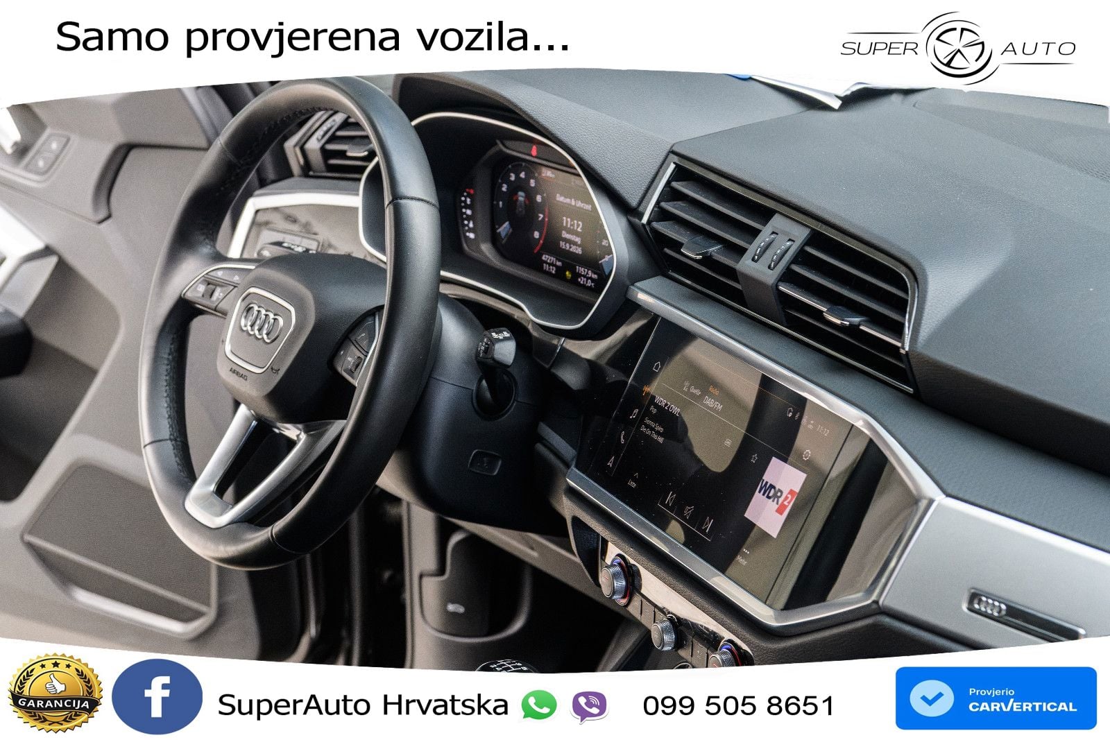 Audi Q3 35 TFSI (150 KS) advanced LED+GR SJED+ACC