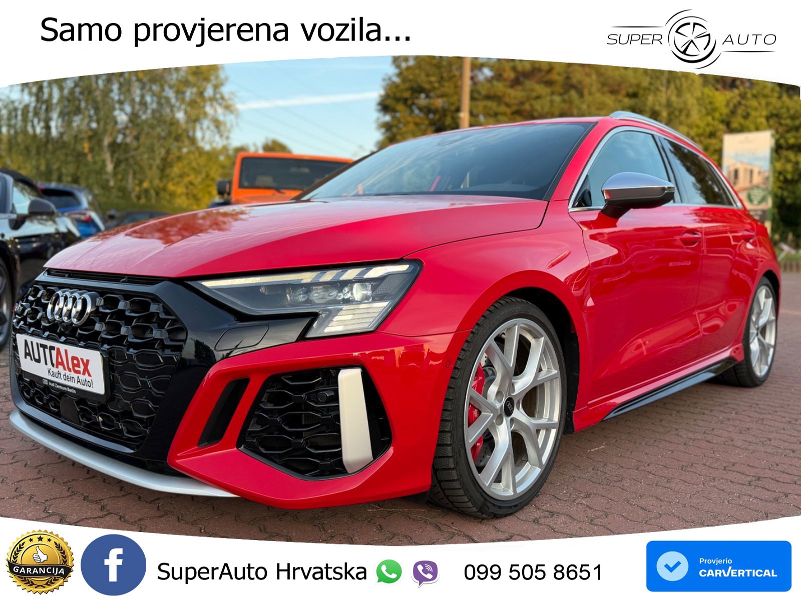 Audi RS3 Sedan 2.5 TFSI (400 KS) quattro S tronic
