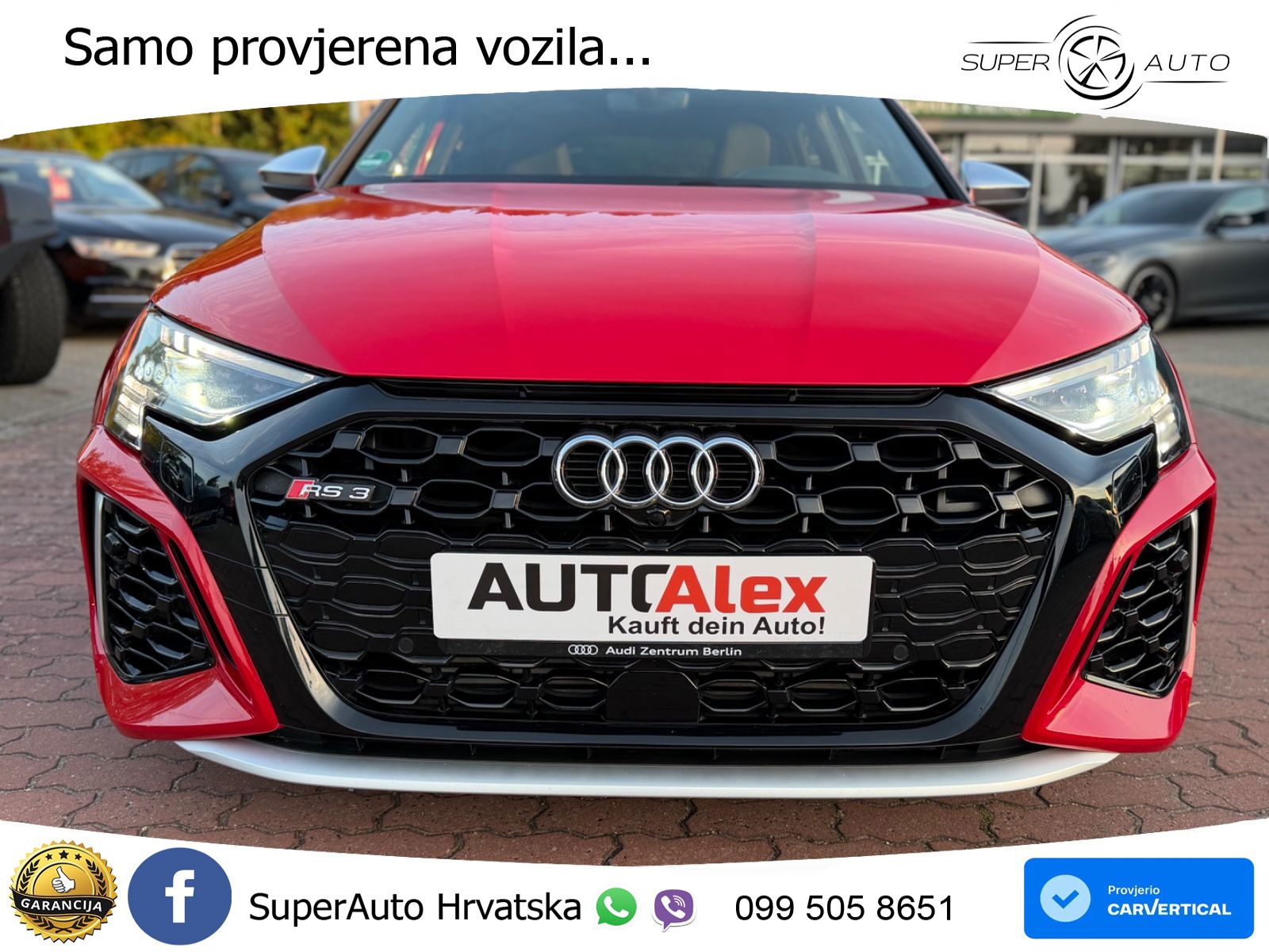 Audi RS3 Sedan 2.5 TFSI (400 KS) quattro S tronic