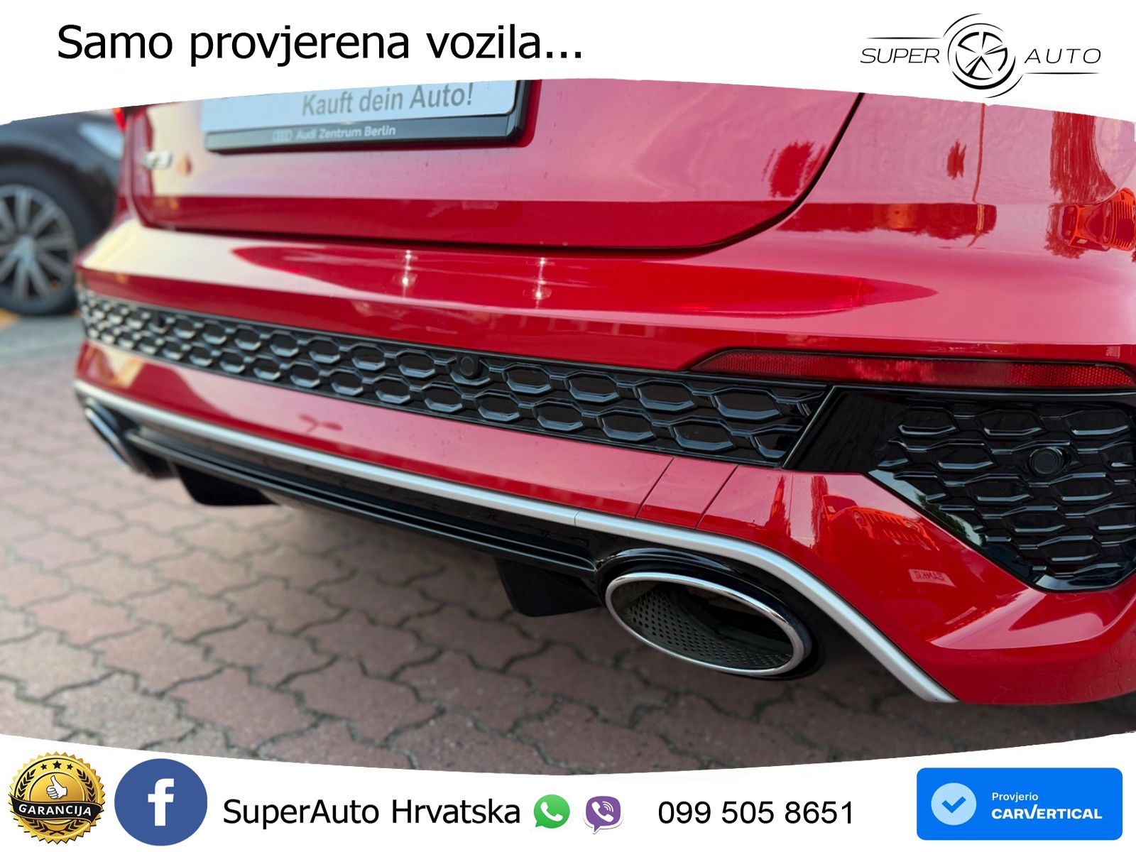 Audi RS3 Sedan 2.5 TFSI (400 KS) quattro S tronic