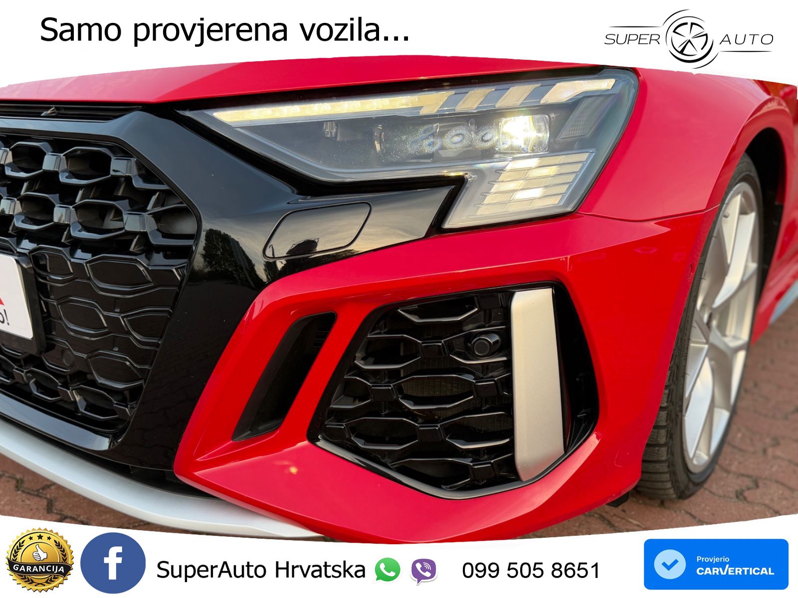 Audi RS3 Sedan 2.5 TFSI (400 KS) quattro S tronic