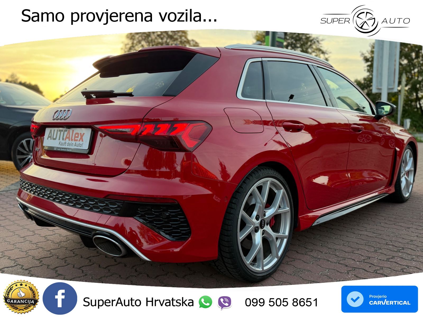 Audi RS3 Sedan 2.5 TFSI (400 KS) quattro S tronic
