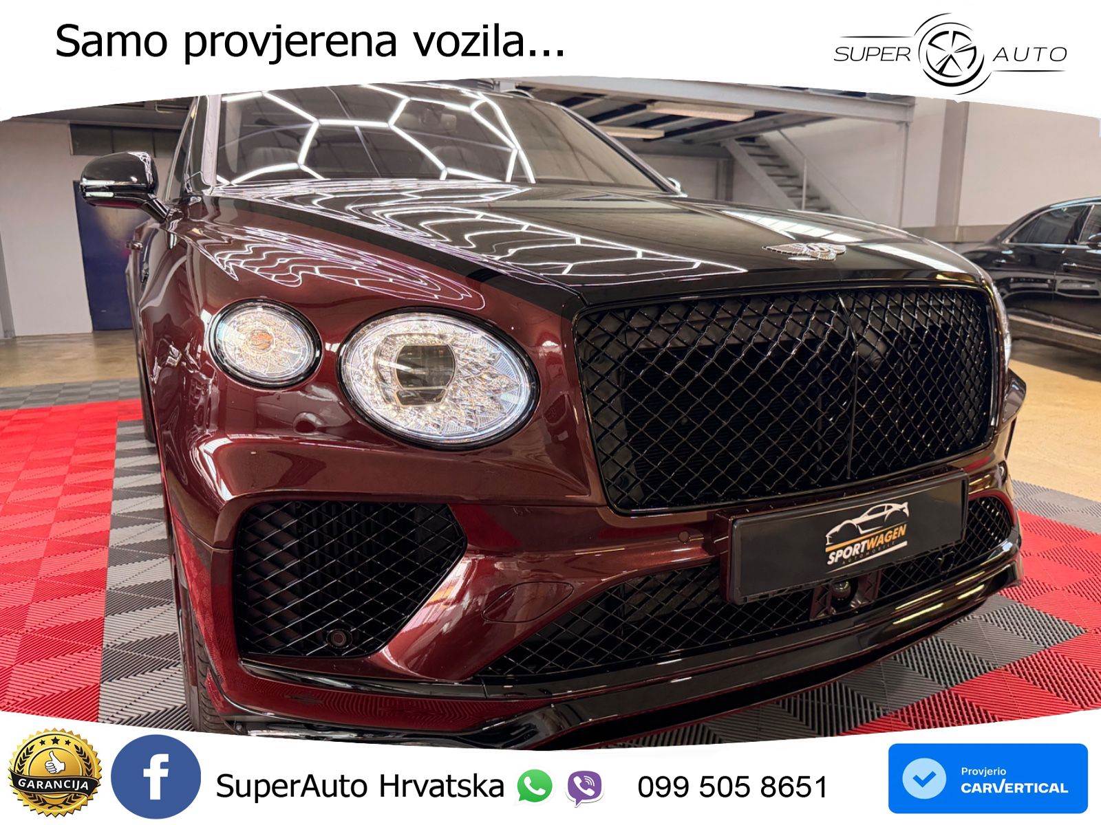 Bentley Bentayga EWB 4.0 V8 (550 KS) 4WD Automatic LED+GR SJED+ACC