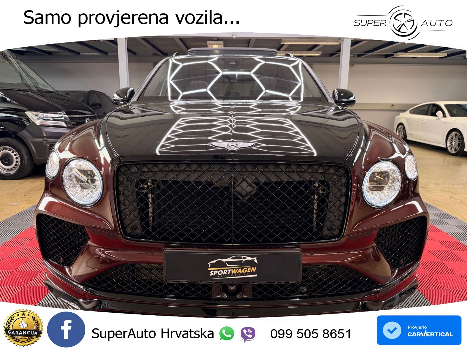 Bentley Bentayga EWB 4.0 V8 (550 KS) 4WD Automatic LED+GR SJED+ACC