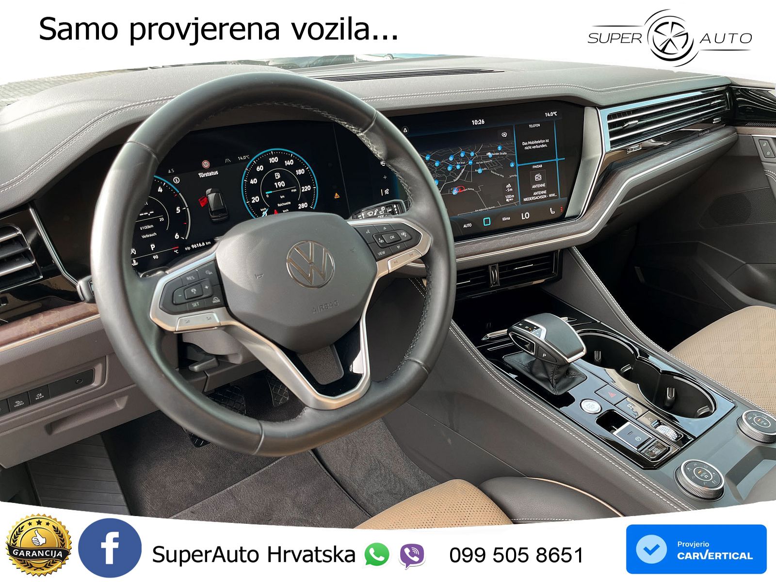 Volkswagen Touareg 3.0 V6 TDI (231 KS) 4MOTION Tiptronic ZRAČNI+ACC+GR SJED+KAM