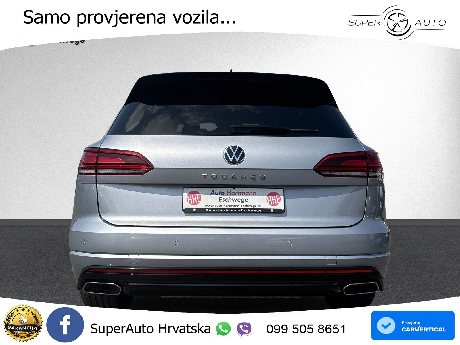 Volkswagen Touareg 3.0 V6 TDI (231 KS) 4MOTION Tiptronic R-Line ZRAČNI+ACC+GR SJED+KAM