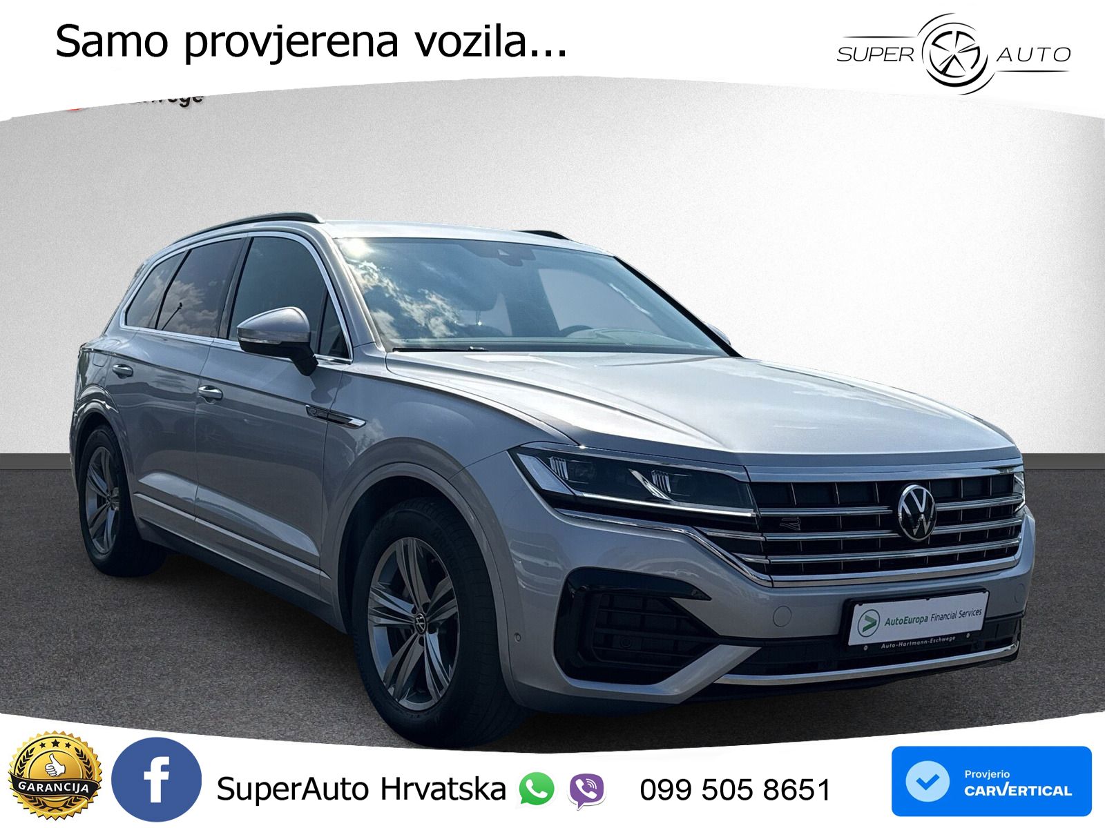 Volkswagen Touareg 3.0 V6 TDI (231 KS) 4MOTION Tiptronic R-Line ZRAČNI+ACC+GR SJED+KAM