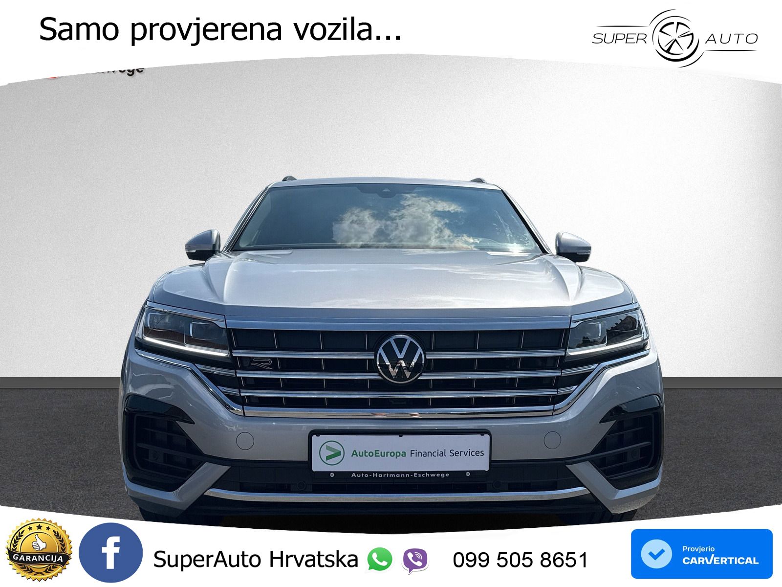 Volkswagen Touareg 3.0 V6 TDI (231 KS) 4MOTION Tiptronic R-Line ZRAČNI+ACC+GR SJED+KAM